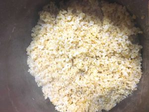 オリーブオイル 酸度0.1 カスティージョ・デ・タベルナス0.1で玄米ご飯を炊こう